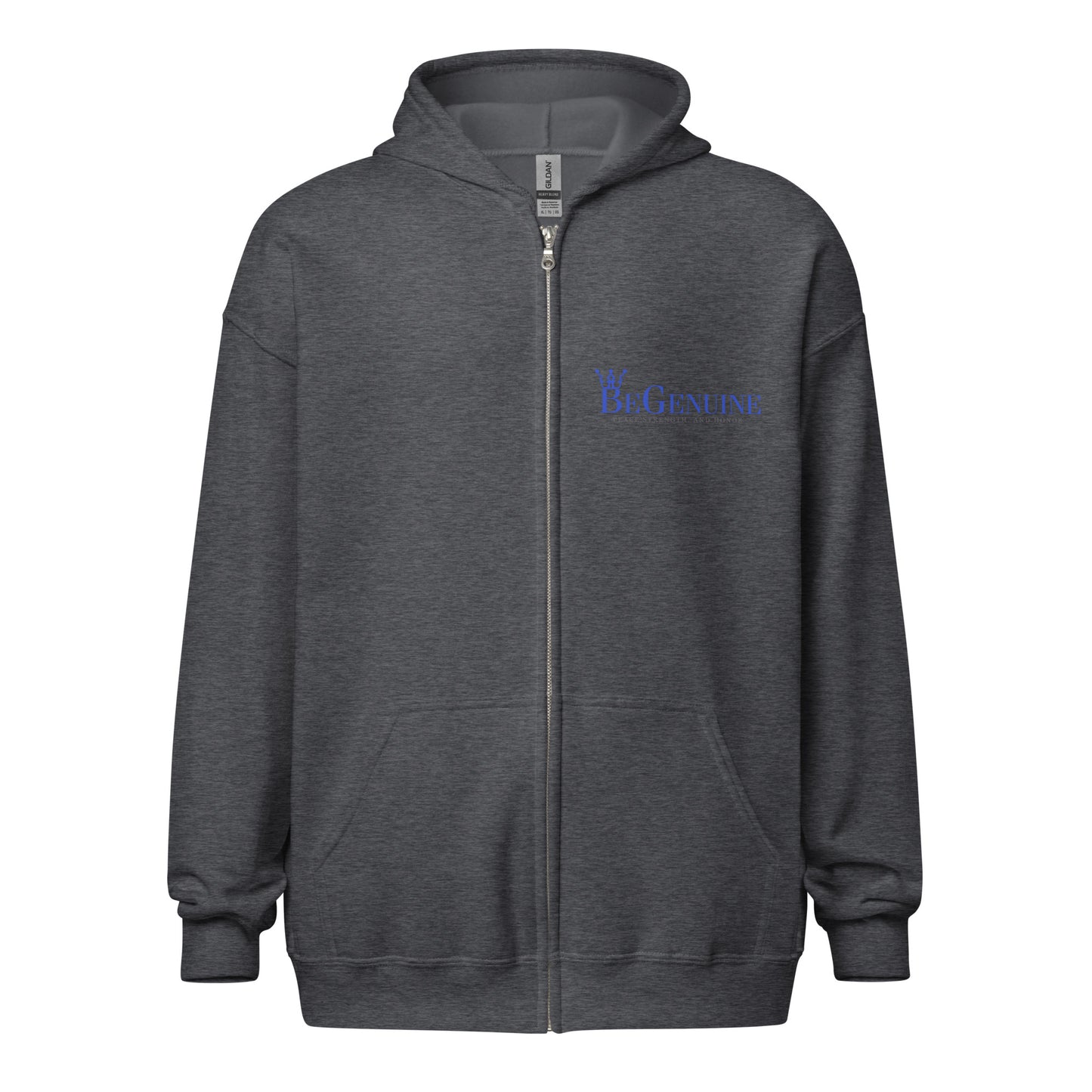 BeGenuine heavy blend zip hoodie
