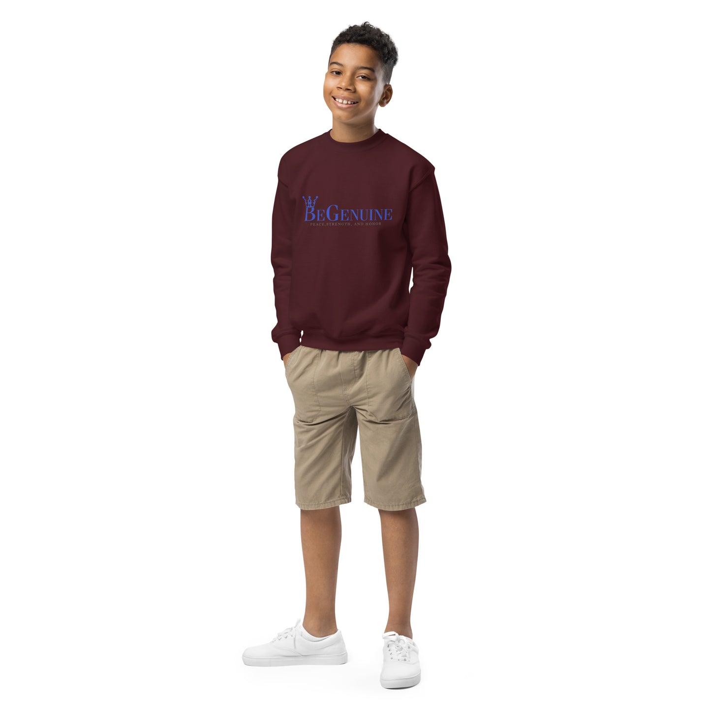 BeGenuine Youth Crewneck Sweatshirt